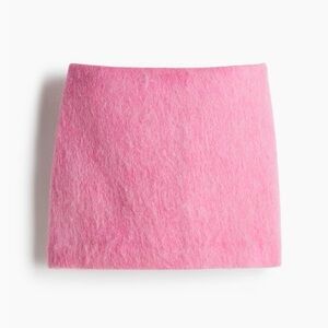 H&M wool-blend mini skirt- Pink 🌸🎀🩷